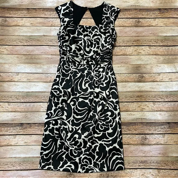 sachin and babi light blue dress Donna Ricco | Dresses | Donna Ricco Sheath Party Dress Size 4 Ruched Sides  Bust Open Back Black Ivory